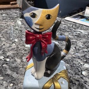 🐾 Purr-fect Harmony with This Rosina Wachtmeister Cat Music Box! 🐾🎶”